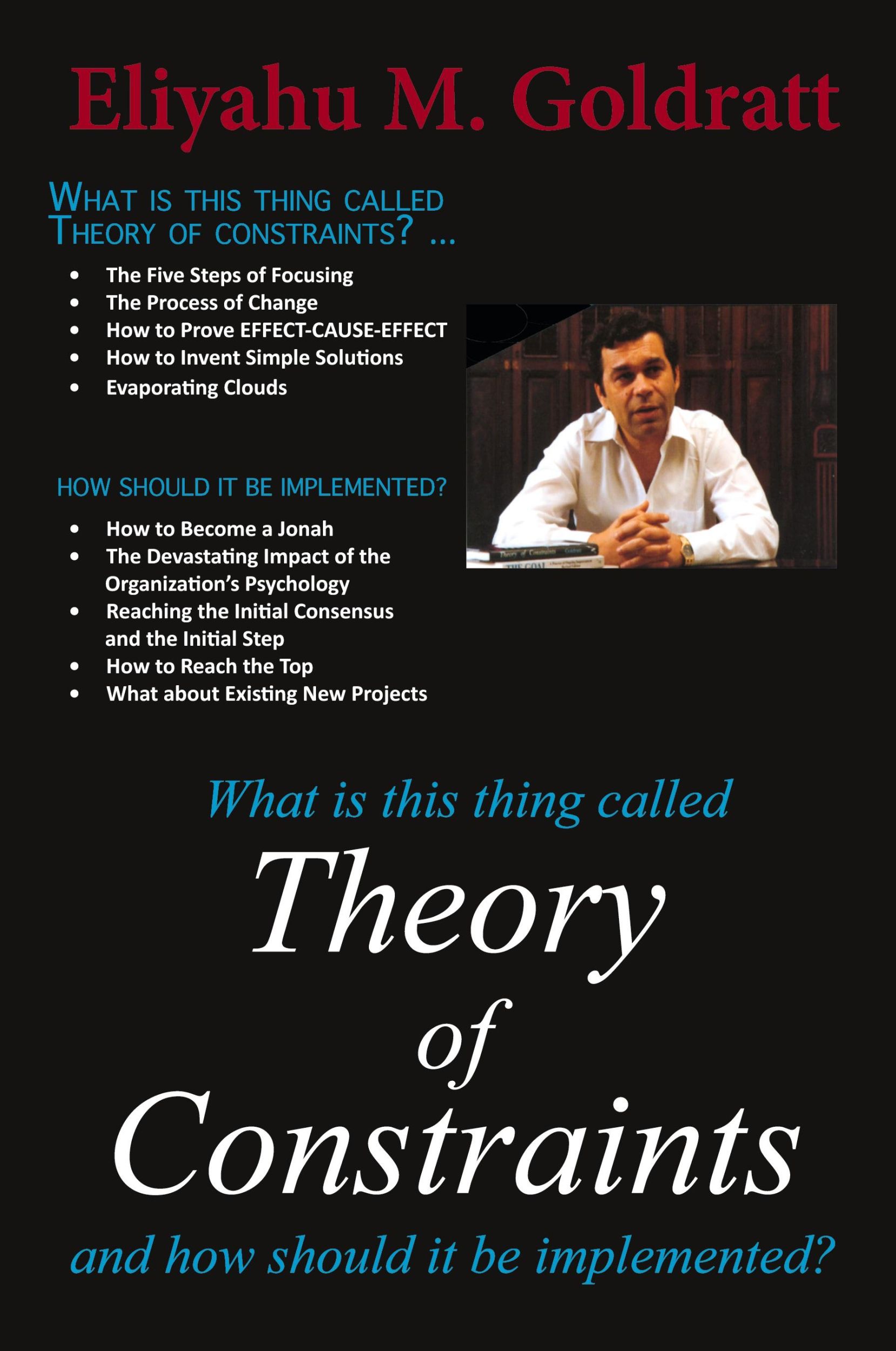 Cover: 9780884271666 | Theory of Constraints | Eliyahu M Goldratt | Taschenbuch | Englisch