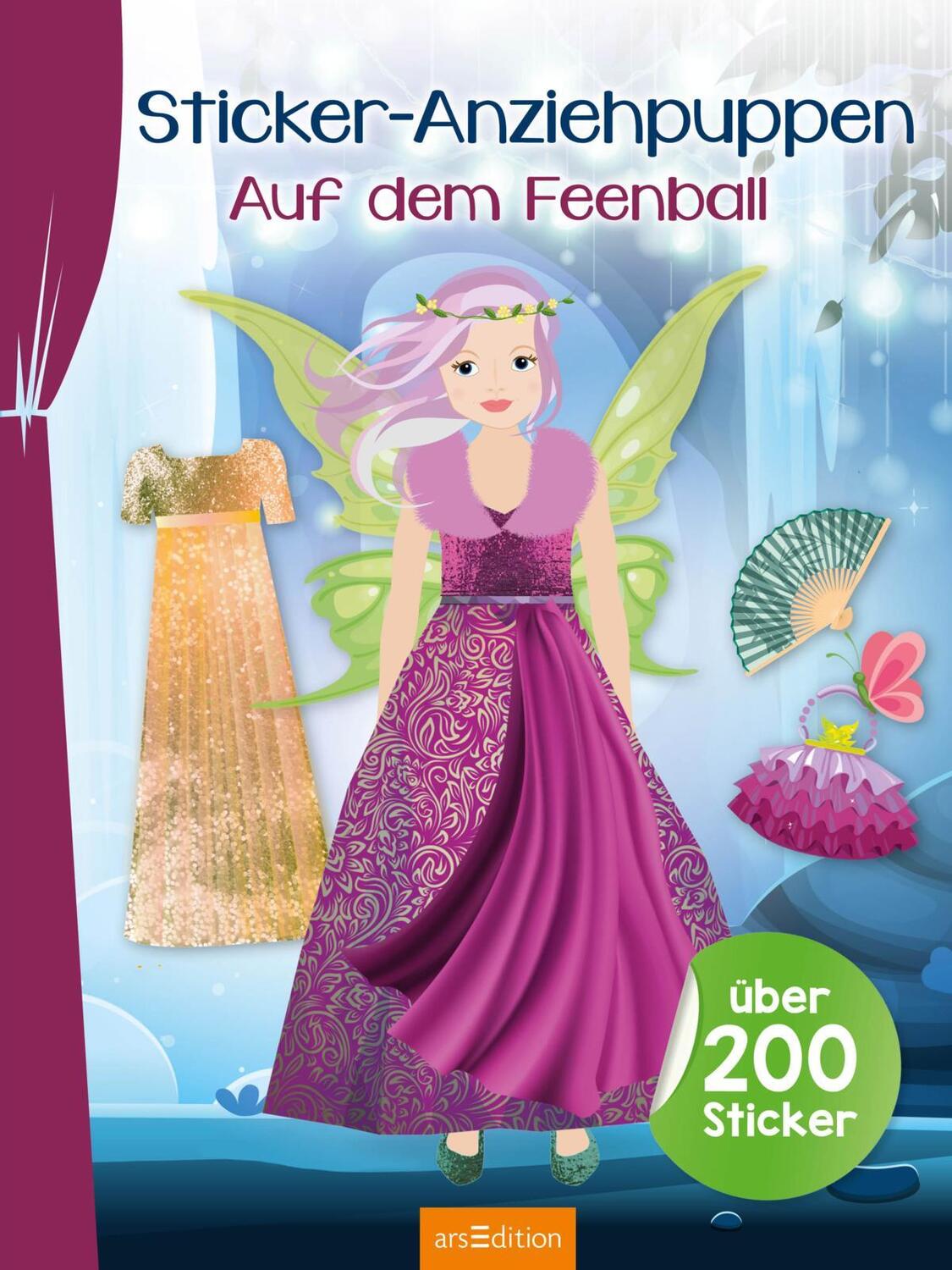 Bild: 9783845842462 | Sticker-Anziehpuppen - Auf dem Feenball | Über 200 Sticker | Buch