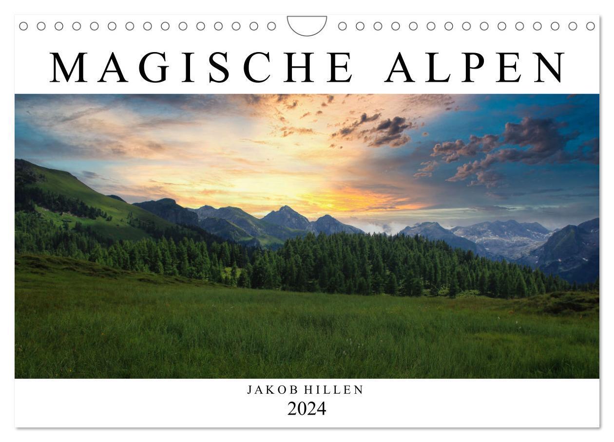 Cover: 9783675730724 | Magische Alpen (Wandkalender 2024 DIN A4 quer), CALVENDO...