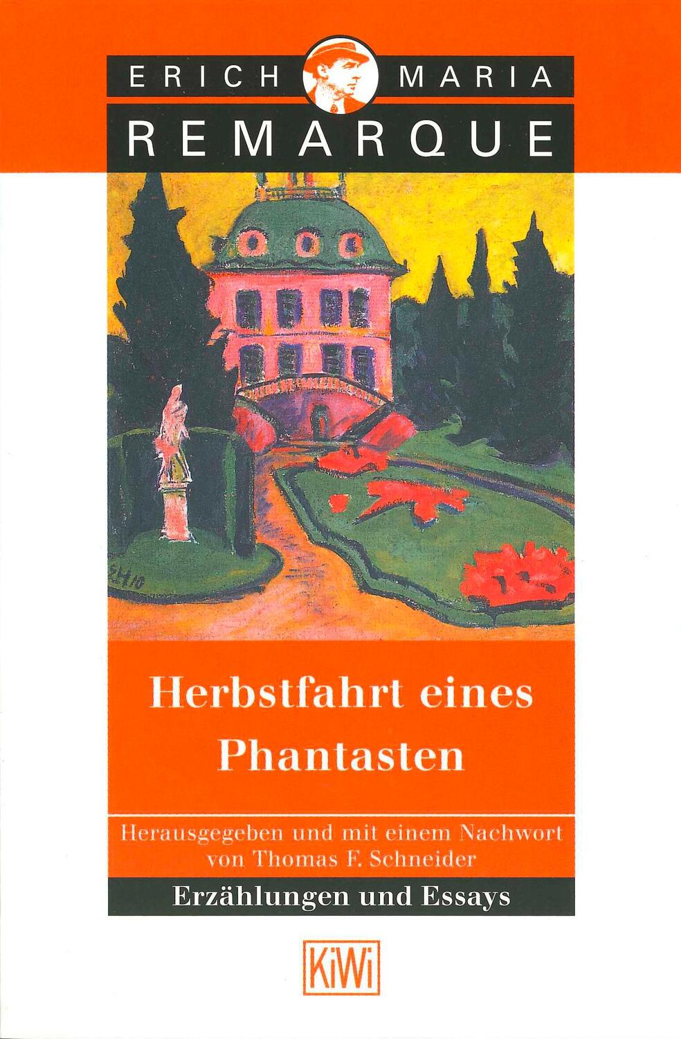 Cover: 9783462030525 | Herbstfahrt eines Phantasten | Erzählungen und Essays | Remarque