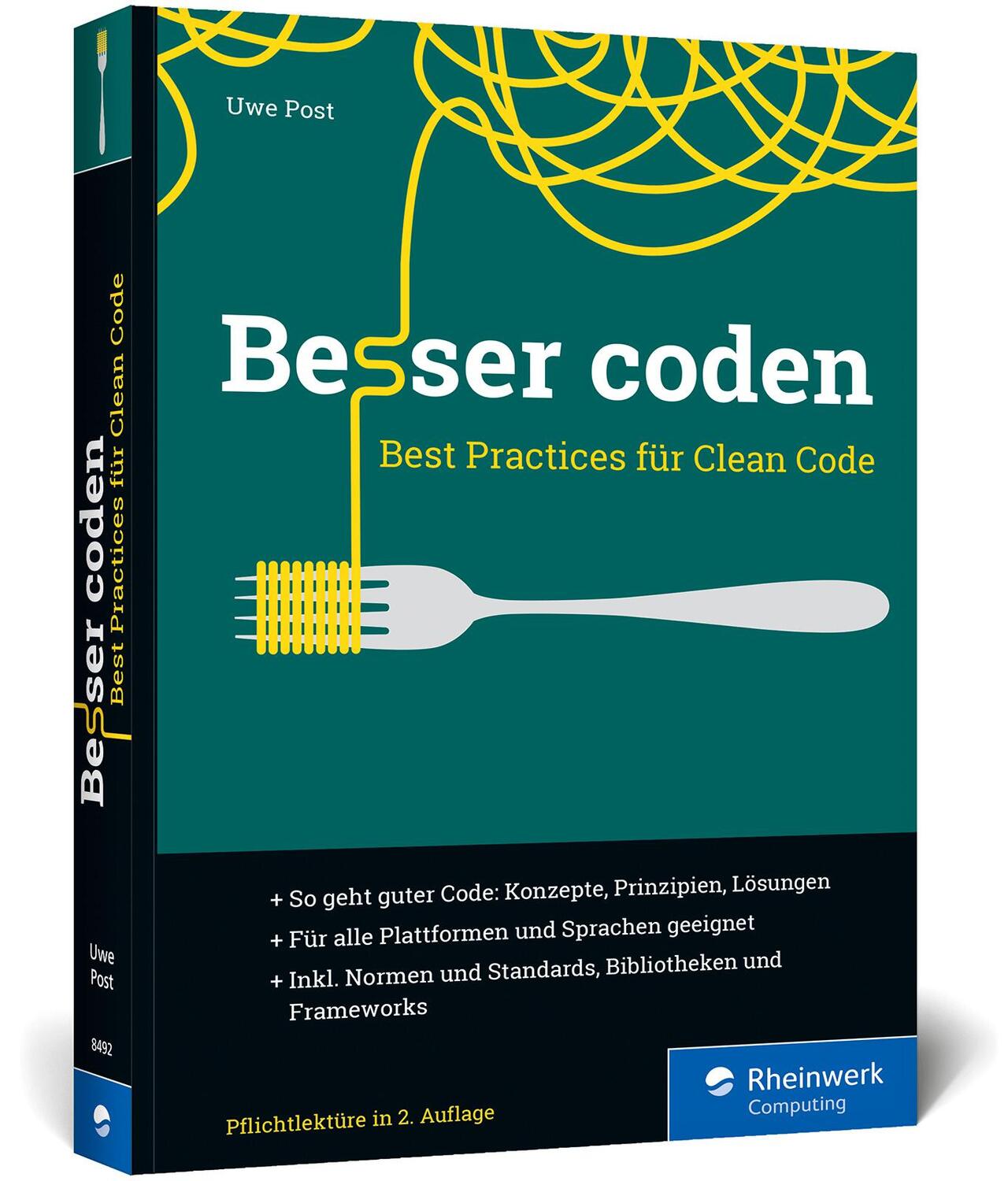 Cover: 9783836284929 | Besser coden | Uwe Post | Taschenbuch | Rheinwerk Computing | 404 S.