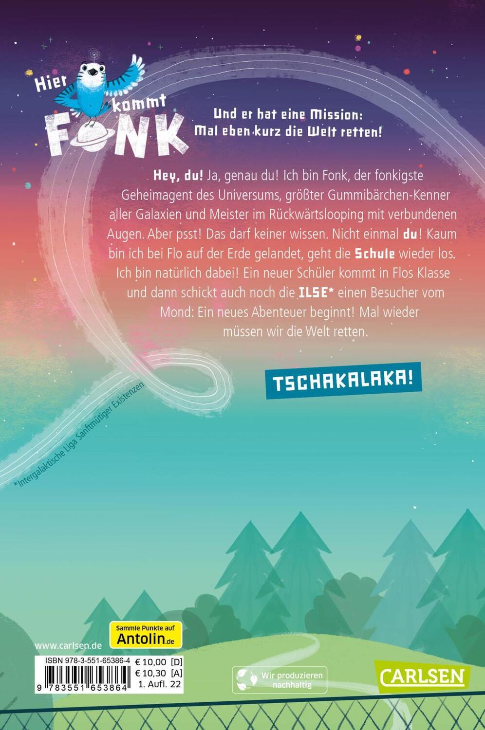 Rückseite: 9783551653864 | Fonk 2: Ein Alien kommt selten allein | Tobias Goldfarb | Buch | Fonk