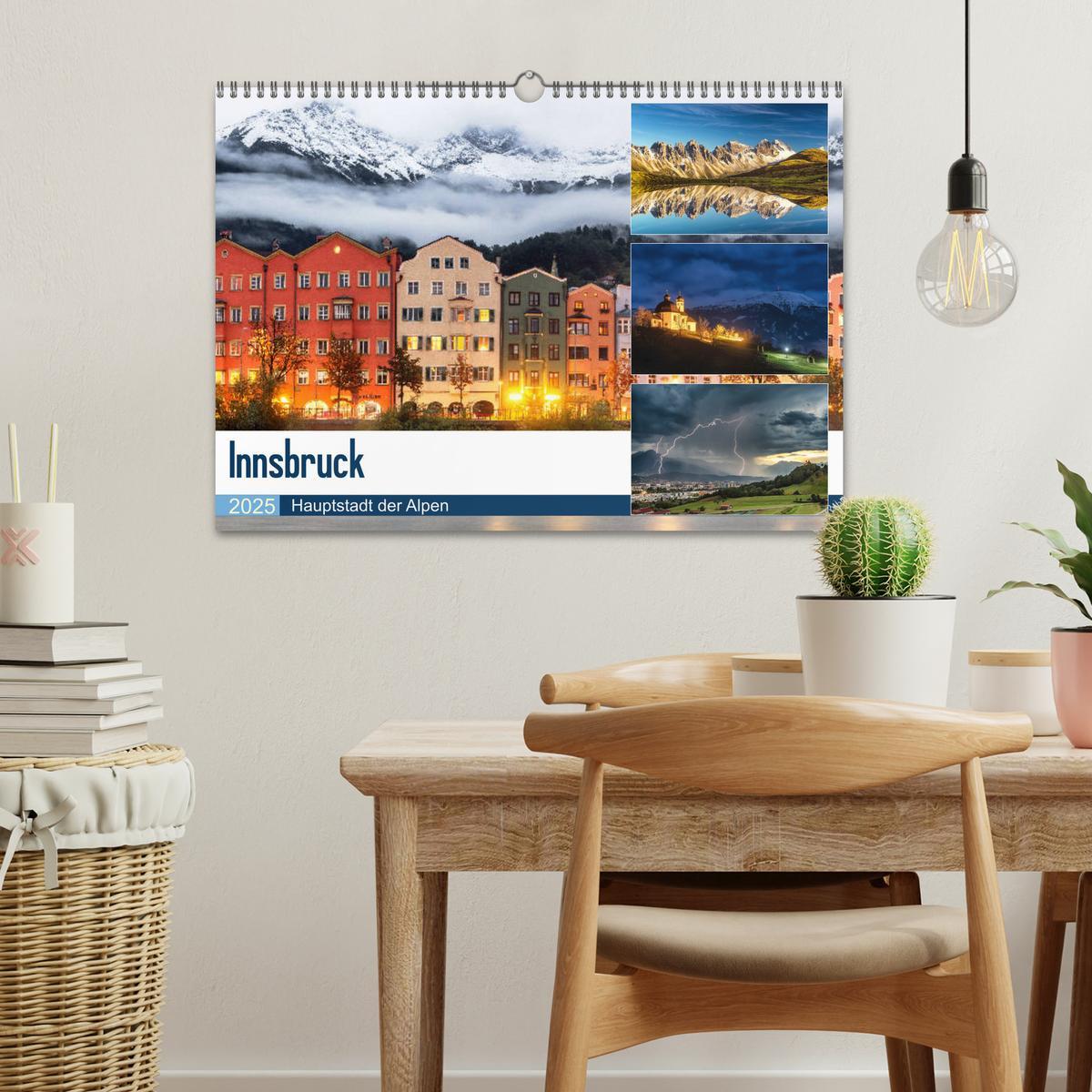 Bild: 9783435189557 | Innsbruck - Hauptstadt der Alpen (Wandkalender 2025 DIN A3 quer),...