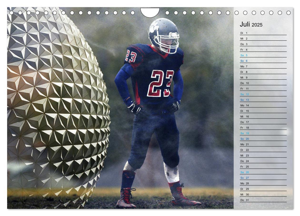 Bild: 9783435417285 | HEROES - American Football (Wandkalender 2025 DIN A4 quer),...