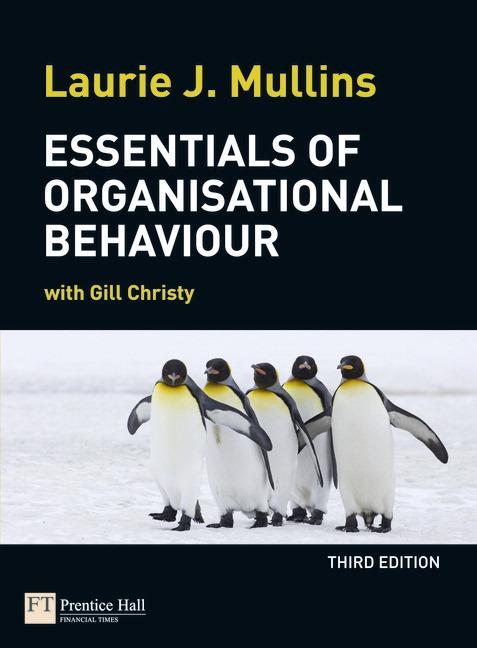 Cover: 9780273757344 | Essentials of Organisational Behaviour | Laurie Mullins | Taschenbuch