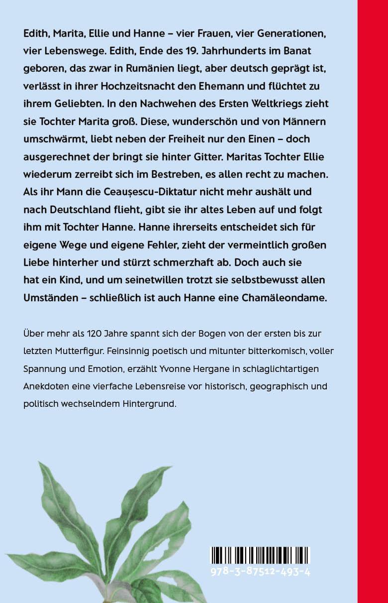 Rückseite: 9783875124934 | Die Chamäleon­damen | Roman | Yvonne Hergane | Buch | Deutsch | 2020