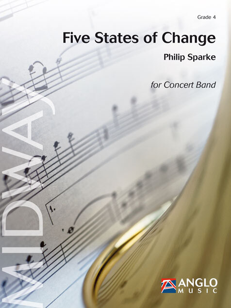 Cover: 9790570299478 | Five States of Change | Philip Sparke | Anglo Music Midway Series