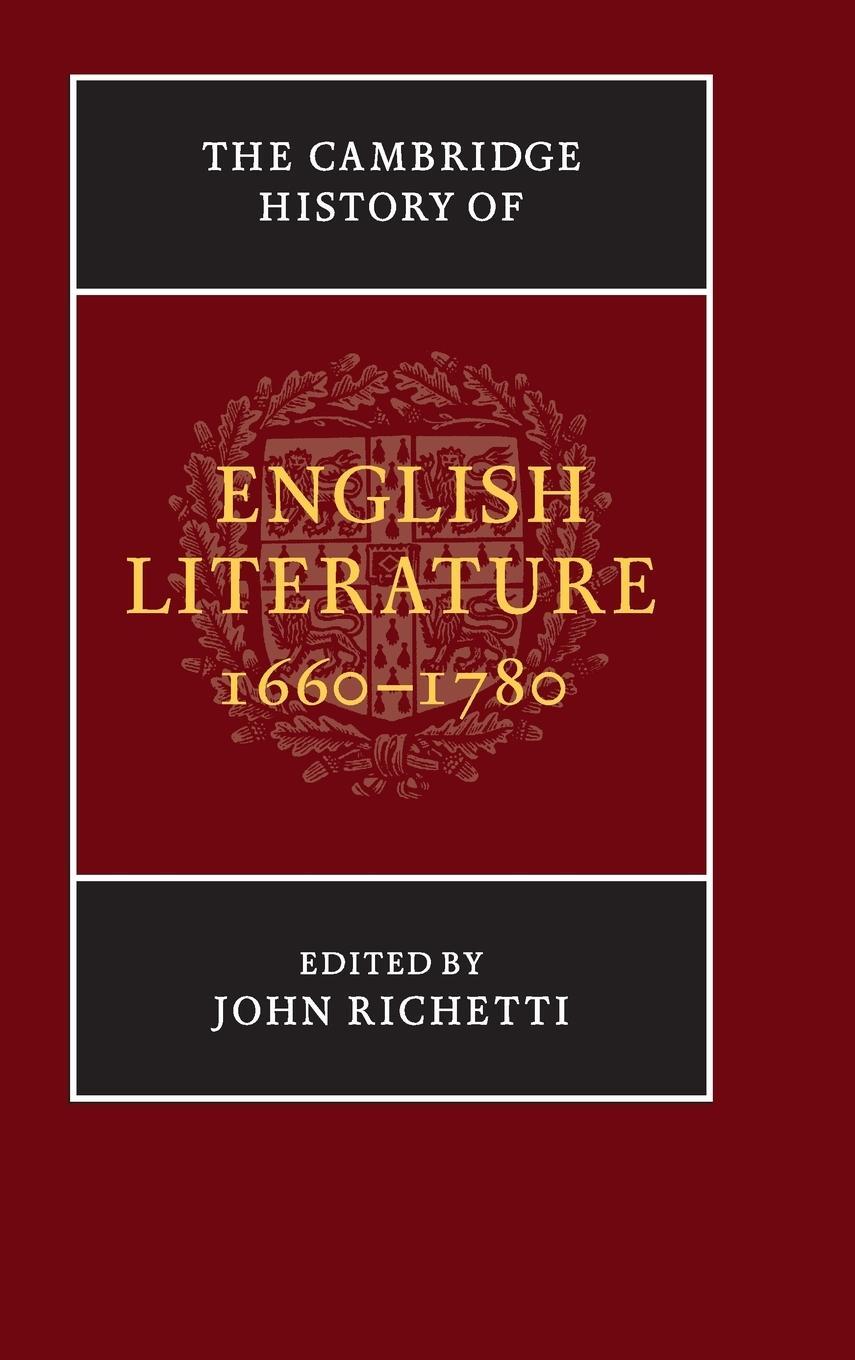 Cover: 9780521781442 | The Cambridge History of English Literature, 1660-1780 | John Richetti