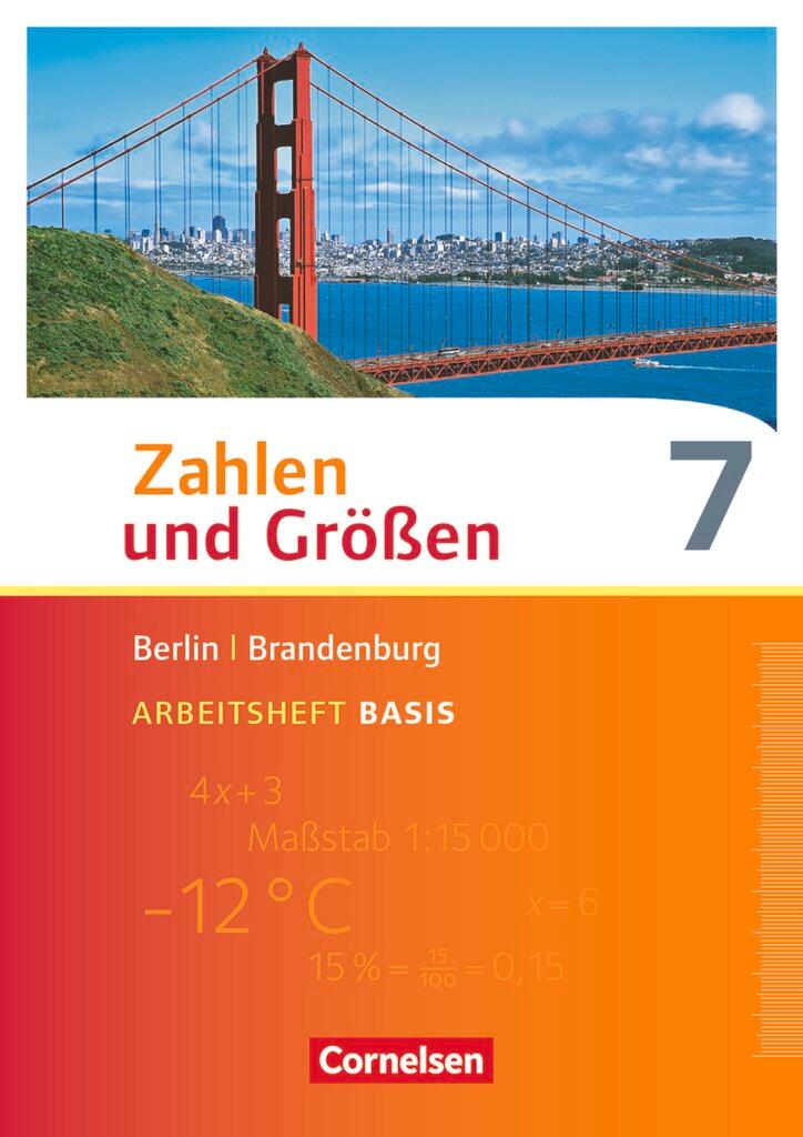 Cover: 9783060412501 | Zahlen und Größen 7. Schuljahr - Berlin und Brandenburg -...