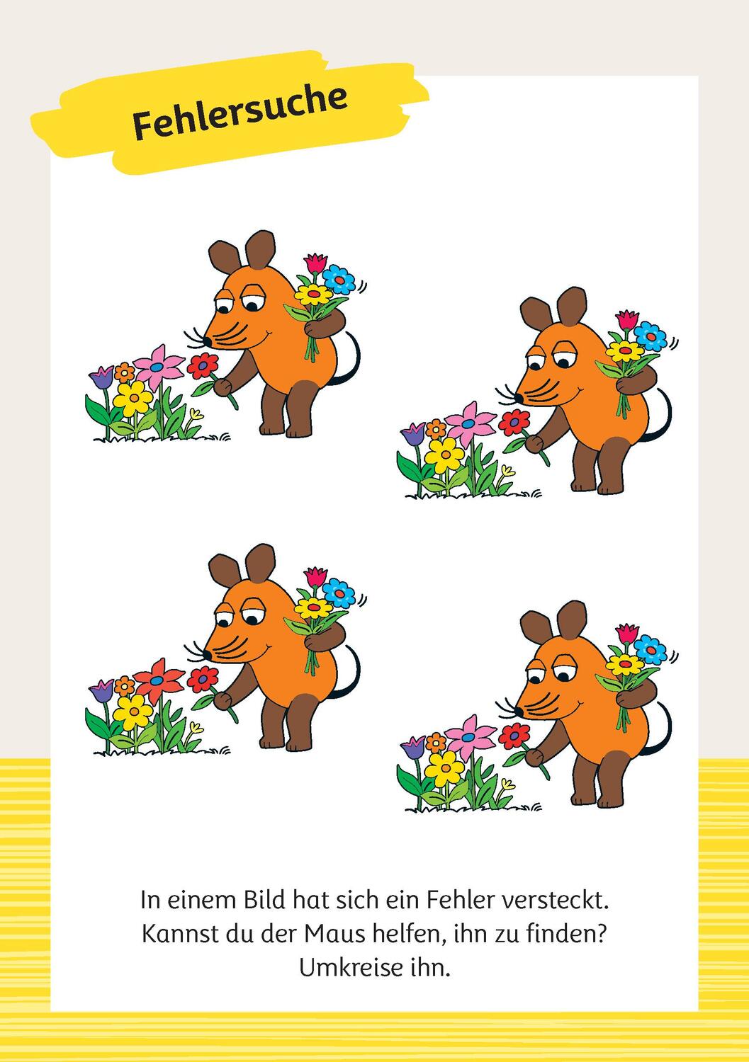 Bild: 9783987640506 | Lustige Rätsel mit der Maus. Bunter Rätselblock für Kinder ab 4 Jahren