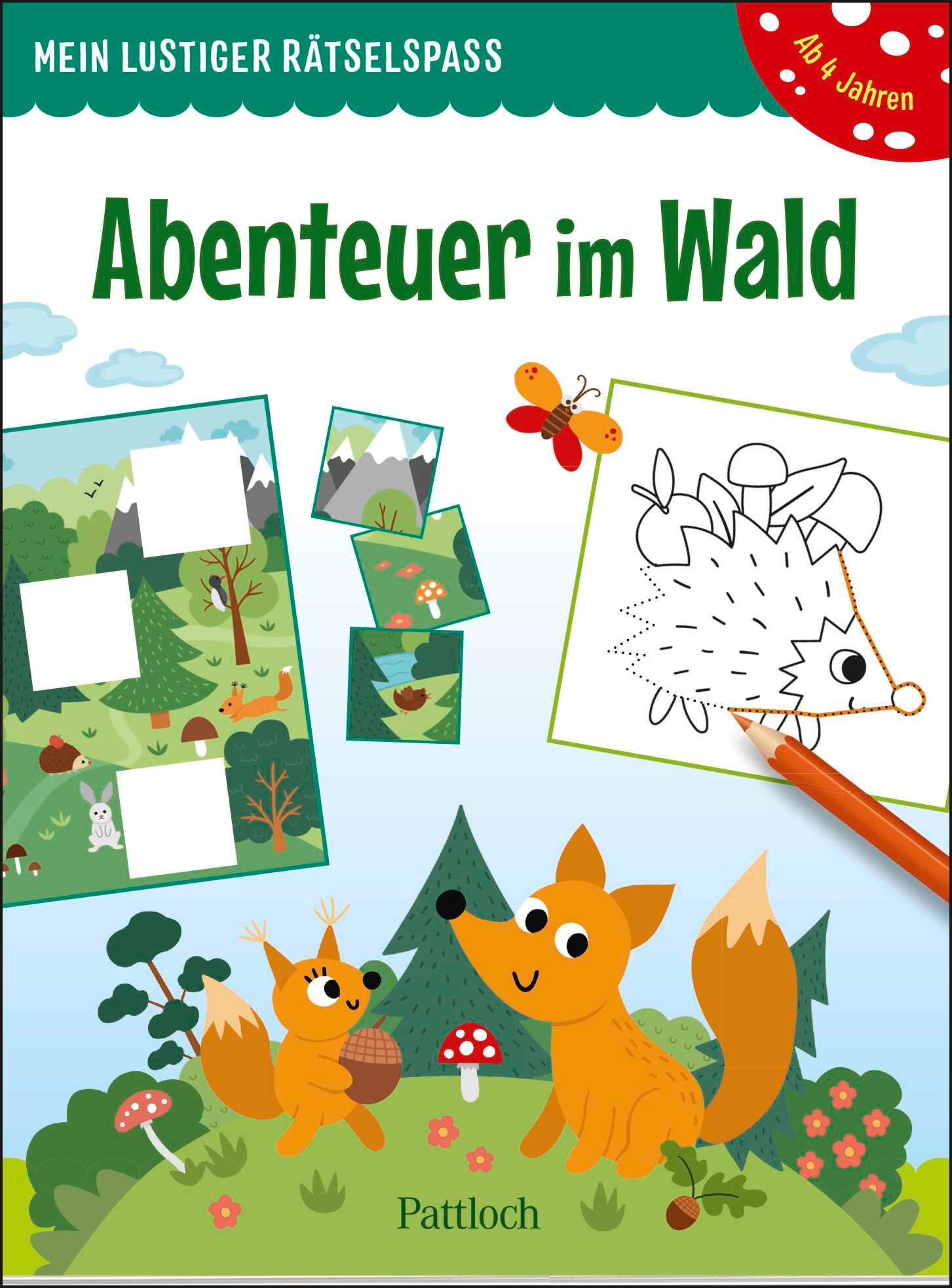 Cover: 9783629013002 | Mein lustiger Rätselspaß - Abenteuer im Wald | Pattloch Verlag | Buch