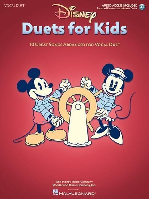 Cover: 9781480369016 | Disney Duets for Kids: 10 Great Songs Arranged for Vocal Duet | Corp