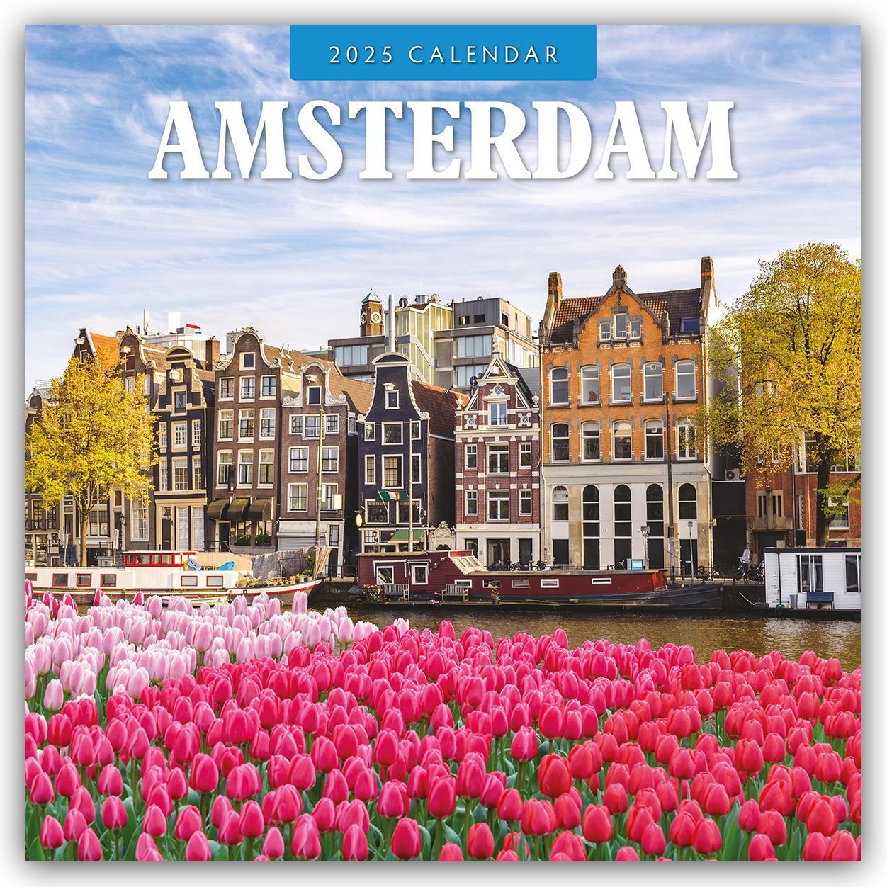 Cover: 9781804426173 | Amsterdam 2025 - 16-Monatskalender | Robin Red | Kalender | 14 S.