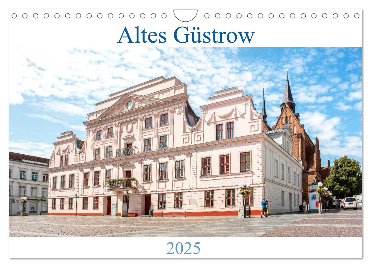 Cover: 9783435197705 | Altes Güstrow (Wandkalender 2025 DIN A4 quer), CALVENDO Monatskalender