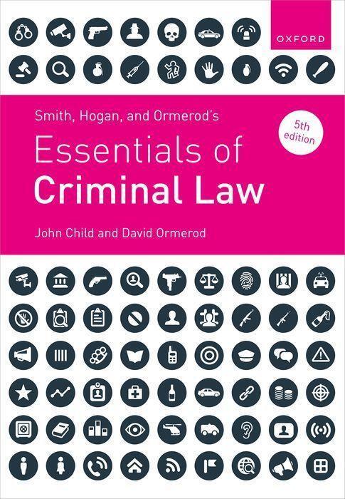 Cover: 9780198873099 | Smith, Hogan and Ormerod's Essentials of Criminal Law | Taschenbuch