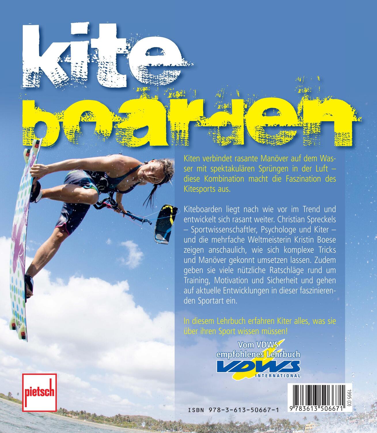 Rückseite: 9783613506671 | Kiteboarden | Das Trainingsprogramm der Weltmeisterin Kristin Boese