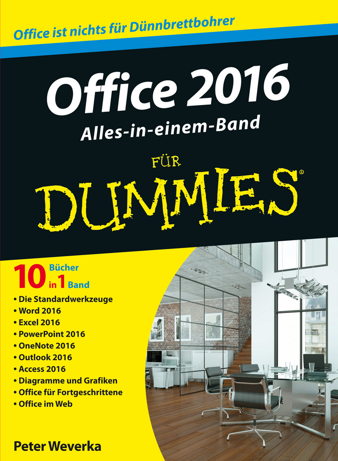 Cover: 9783527711956 | Office 2016 für Dummies | Peter Weverka | Taschenbuch | 839 S. | 2016