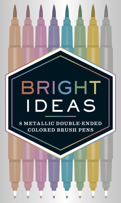 Cover: 9781452163864 | Chronicle Books: Bright Ideas: 8 Metallic Double-Ended Color | Books