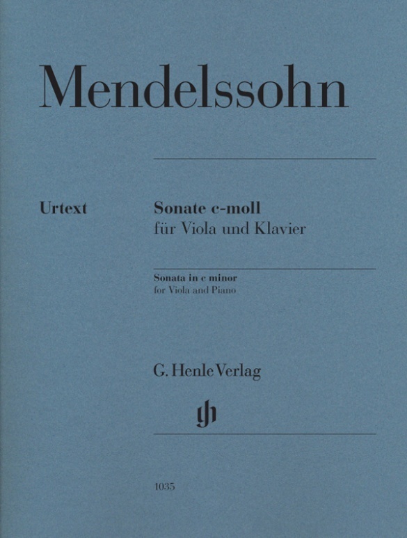 Cover: 9790201810355 | Felix Mendelssohn Bartholdy - Violasonate c-moll | Herttrich (u. a.)