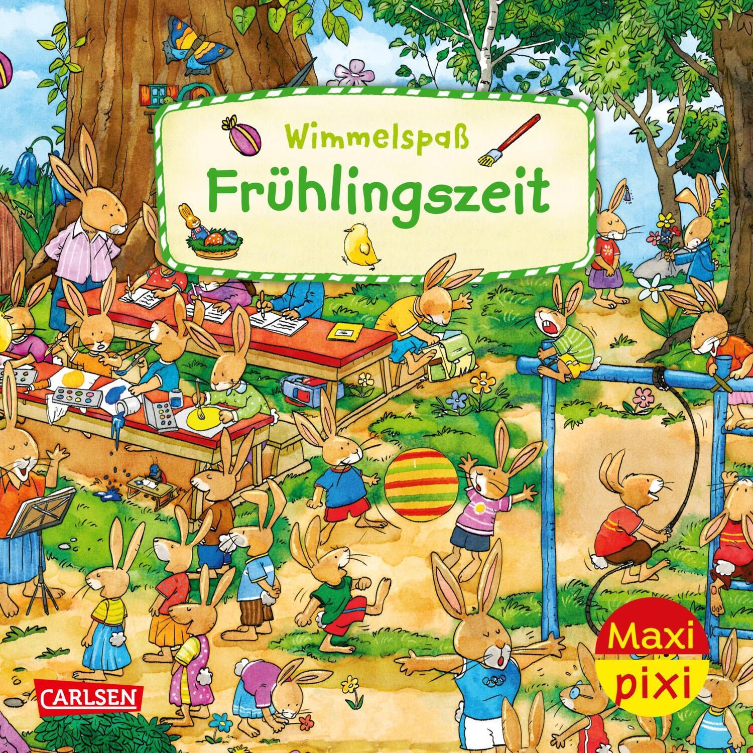 Cover: 9783551059857 | Maxi Pixi 436: VE 5: Wimmelspaß Frühlingszeit(5 Exemplare) | Maxi Pixi
