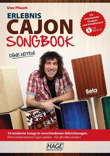 Cover: 9783866263864 | Erlebnis Cajon Songbook, m. MP3-CD | Uwe Pfauch | Deutsch | 2016