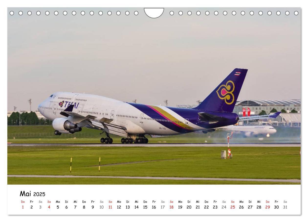 Bild: 9783435687848 | Airliner in München / 2025 (Wandkalender 2025 DIN A4 quer),...