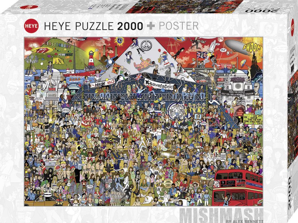 Cover: 4001689298487 | British Music History Puzzle 2000 Teile | Alex Bennett | Spiel | 29848