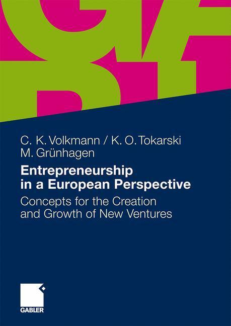 Cover: 9783834920676 | Entrepreneurship in a European Perspective | Volkmann (u. a.) | Buch