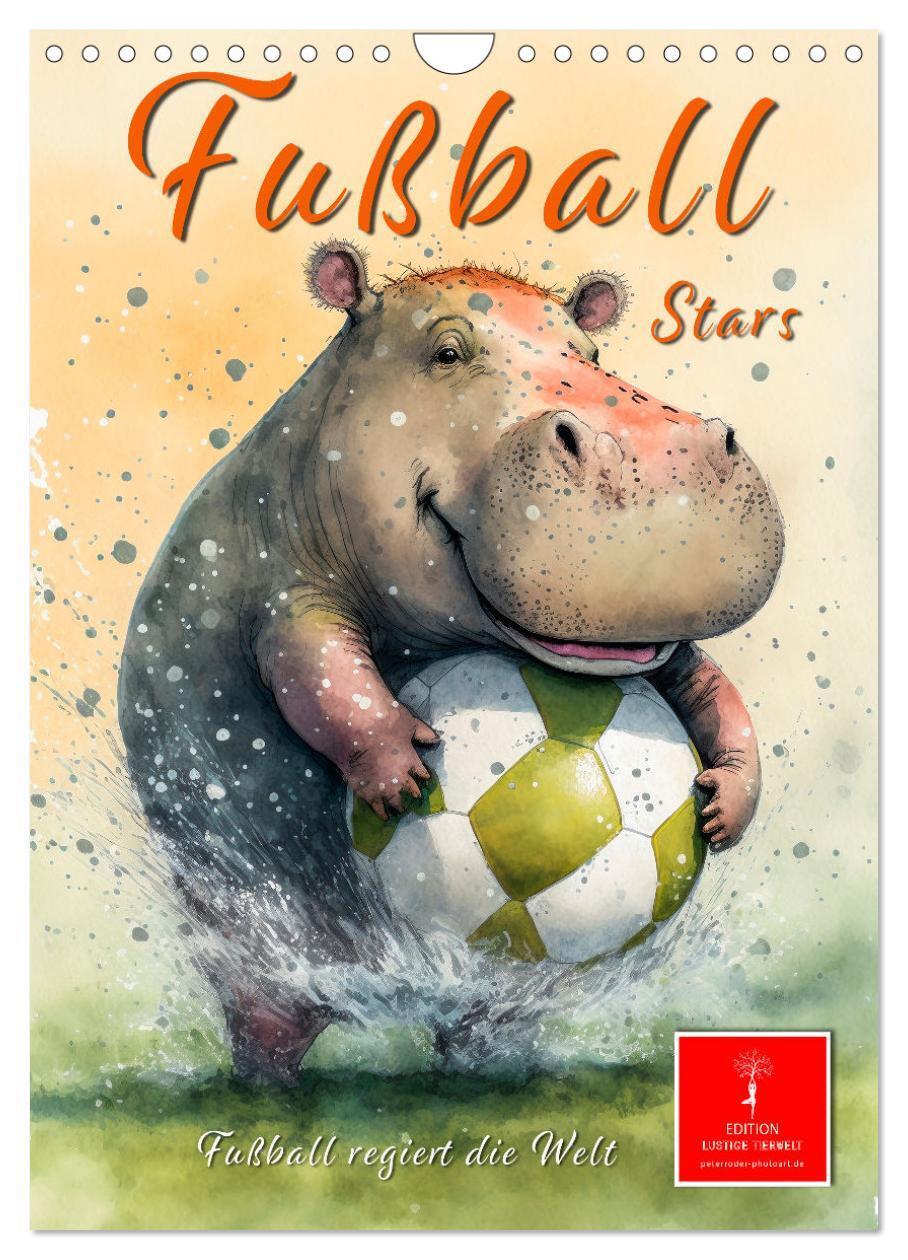 Cover: 9783675418448 | Fußball Stars - Fußball regiert die Welt (Wandkalender 2024 DIN A4...