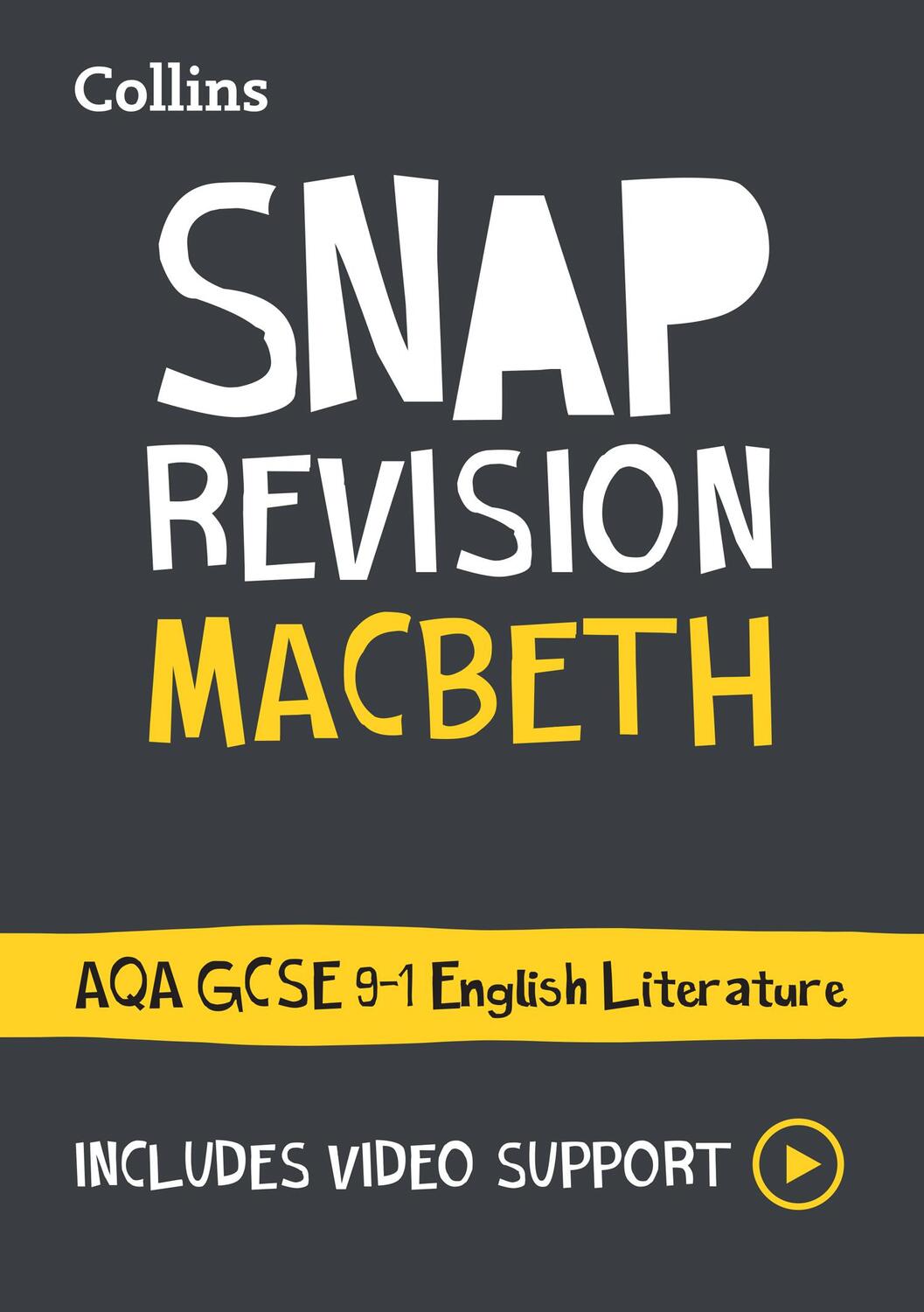 Cover: 9780008551520 | Macbeth: AQA GCSE 9-1 English Literature Text Guide | Collins Gcse
