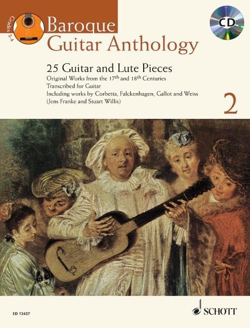 Cover: 9790220138720 | Baroque Guitar Anthology, Volume 2 25 Guitar and Lute Pieces -...