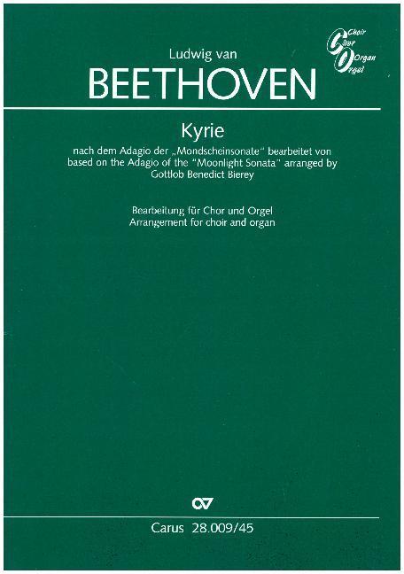 Cover: 9790007245276 | Kyrie nach dem Adagio der 'Mondscheinsonate' | Ludwig van Beethoven