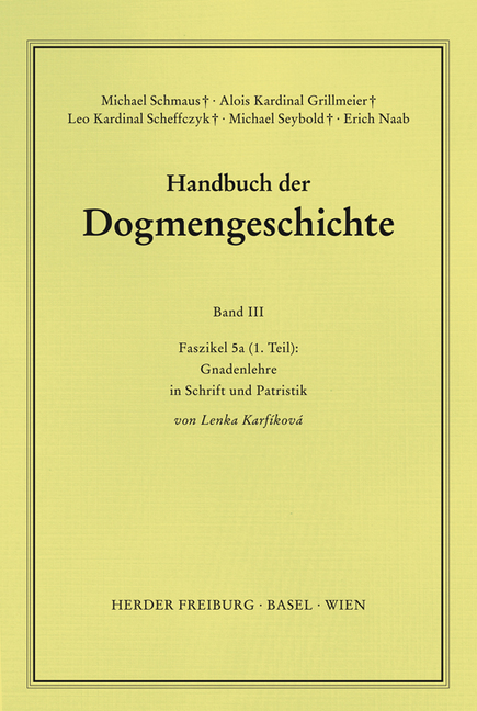 Cover: 9783451007088 | Gnadenlehre | In Schrift und Patristik | Lenka Karfíková | Taschenbuch