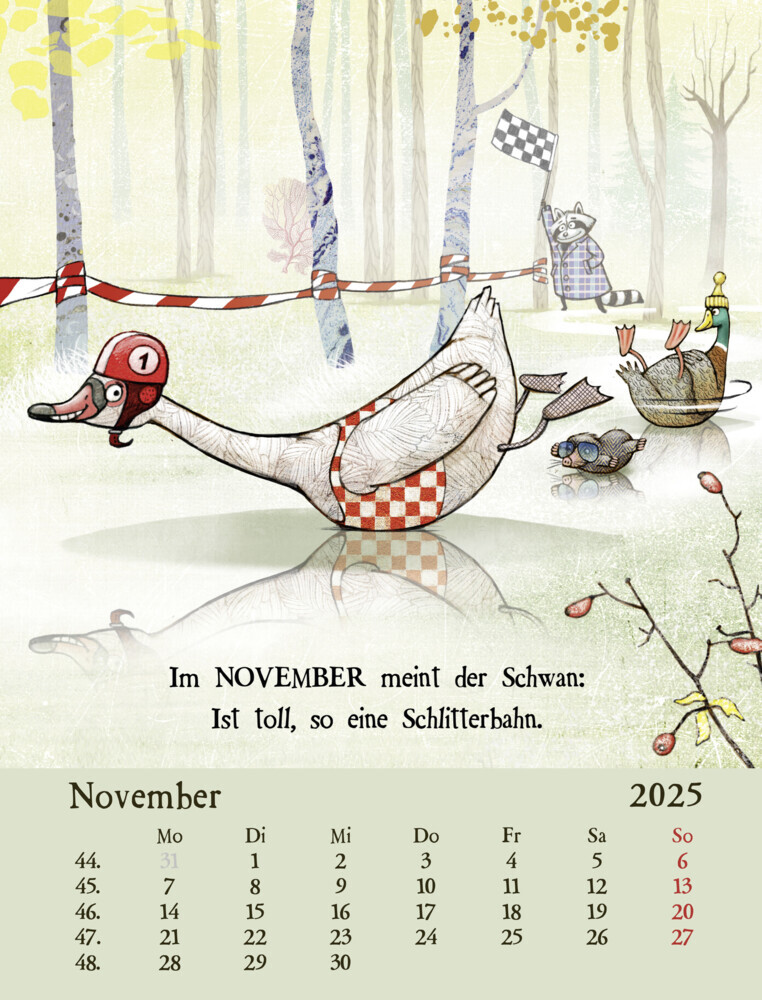 Bild: 4260308345166 | Wandkalender 2025: Der tierisch tolle Tierkalender | Werner Holzwarth