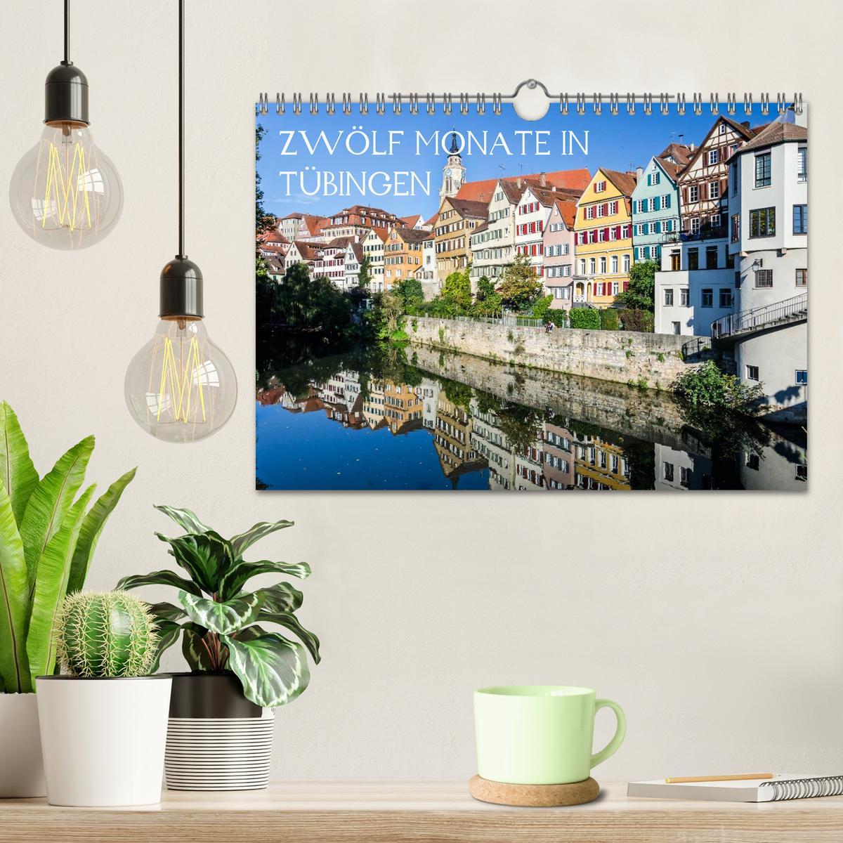 Bild: 9783435571796 | Zwölf Monate in Tübingen (Wandkalender 2025 DIN A4 quer), CALVENDO...