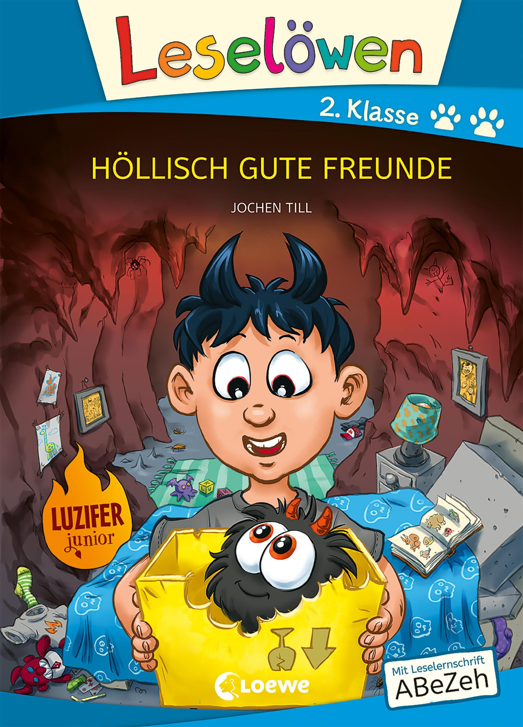 Cover: 9783743214279 | Leselöwen 2. Klasse - Höllisch gute Freunde (Großbuchstabenausgabe)