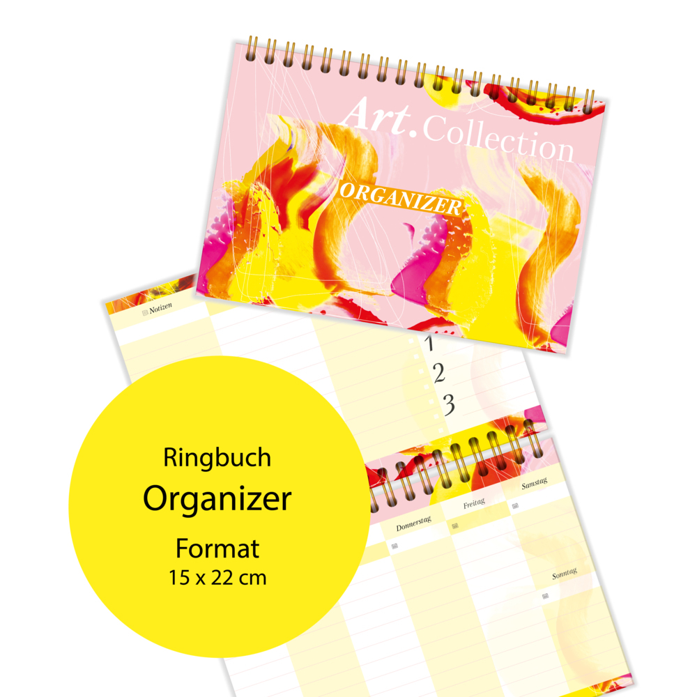 Bild: 9783989424418 | Tischkalender 2024/2025 Der ideale Tisch-Organizer ohne Datum mit...