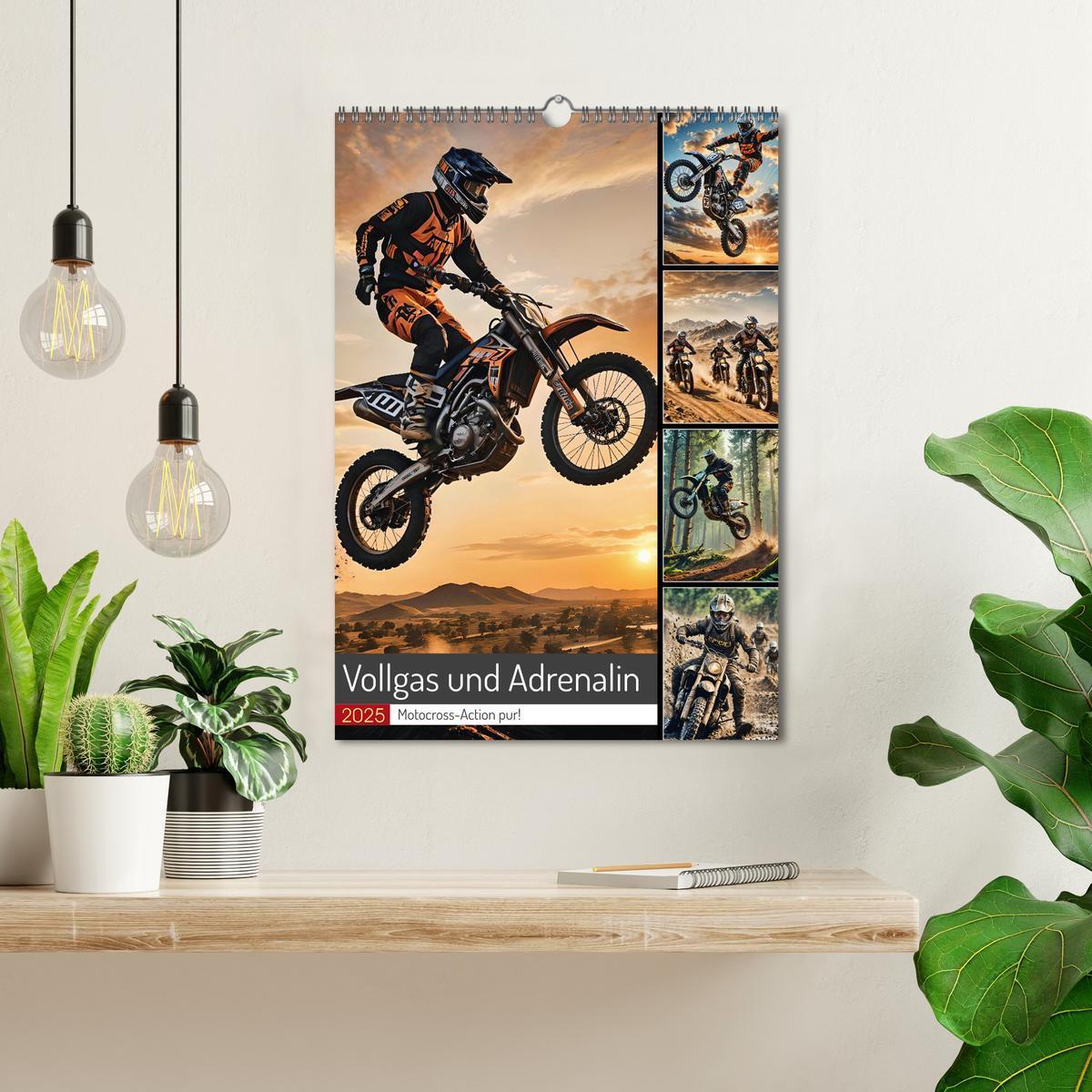 Bild: 9783457196748 | Vollgas und Adrenalin - Motocross-Action pur! (Wandkalender 2025...