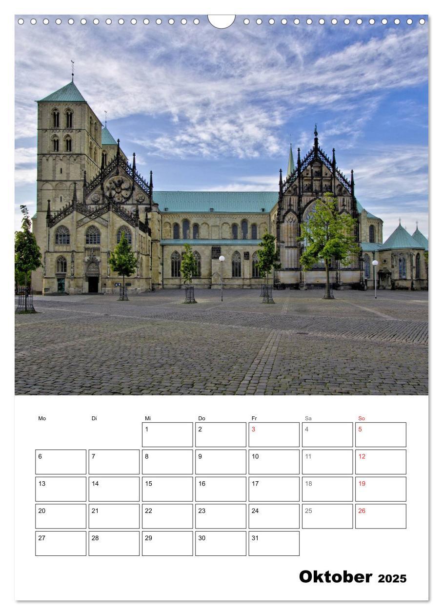 Bild: 9783457028087 | Münster entdecken (Wandkalender 2025 DIN A3 hoch), CALVENDO...