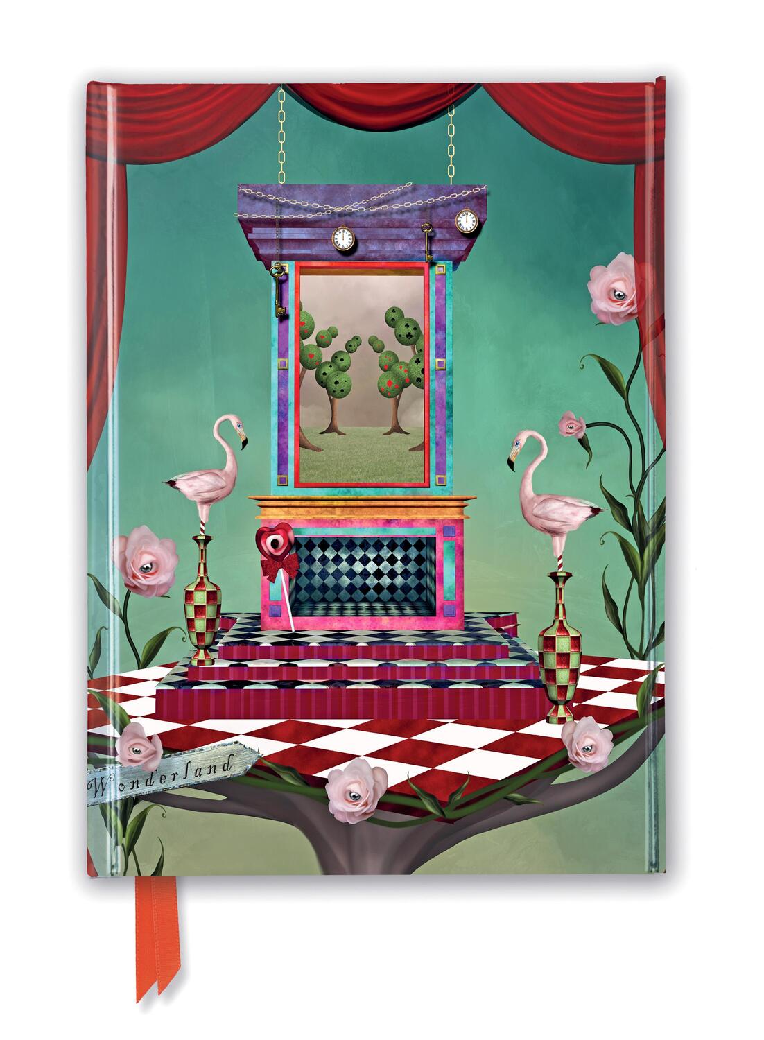Cover: 9781787550384 | Inspired by Alice in Wonderland (Foiled Journal) | Flame Tree Studio