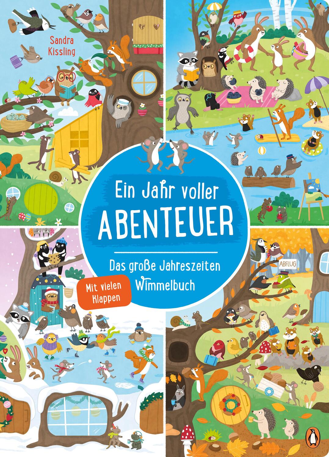 Cover: 9783328302940 | Ein Jahr voller Abenteuer - Das große Jahreszeiten-Wimmelbuch | Buch