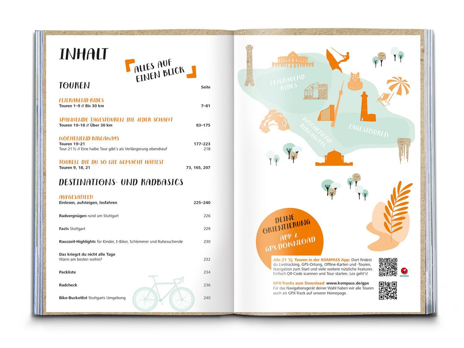 Bild: 9783991215240 | KOMPASS Radvergnügen rund um Stuttgart | Sarah Bioly | Taschenbuch