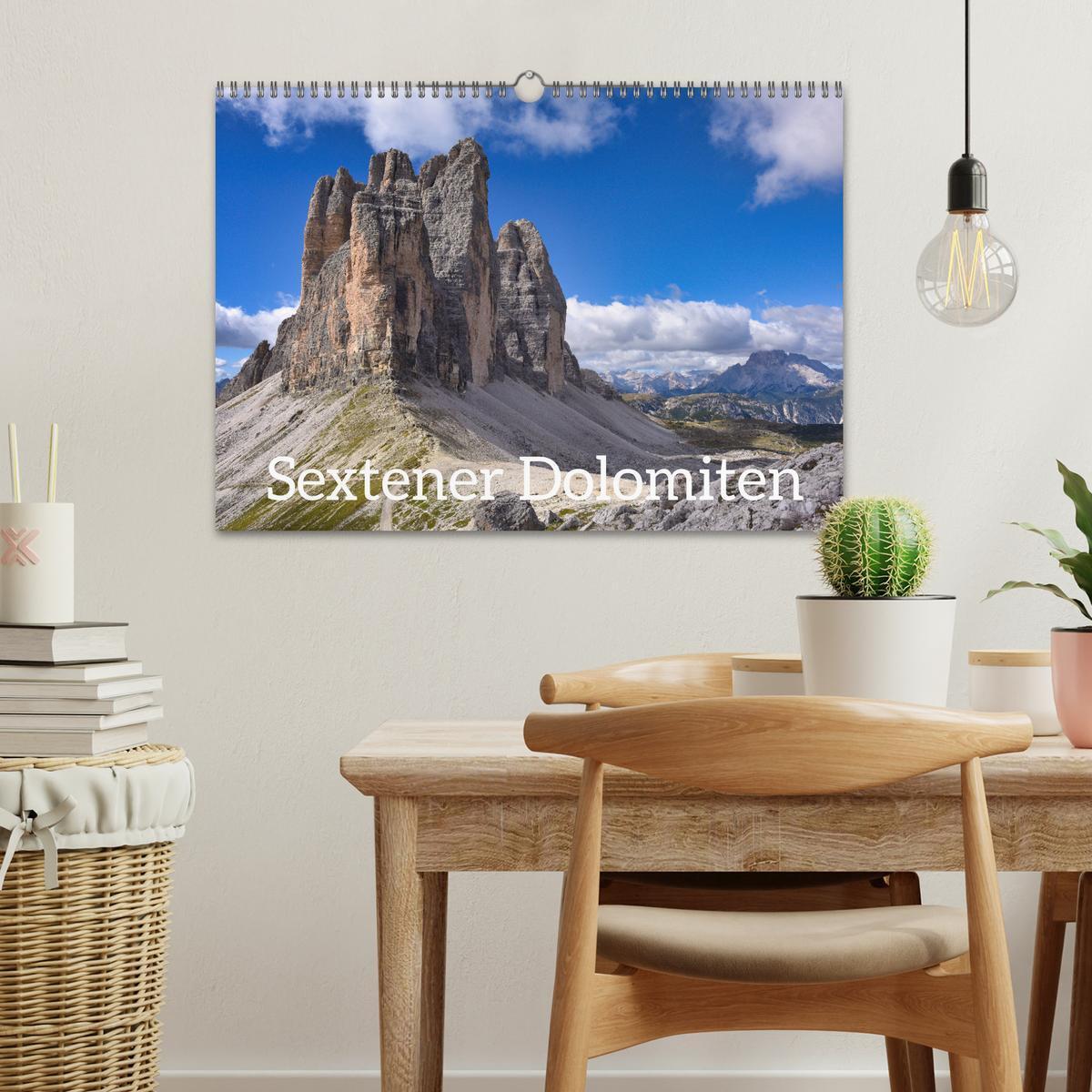 Bild: 9783457131886 | Sextener Dolomiten (Wandkalender 2025 DIN A3 quer), CALVENDO...