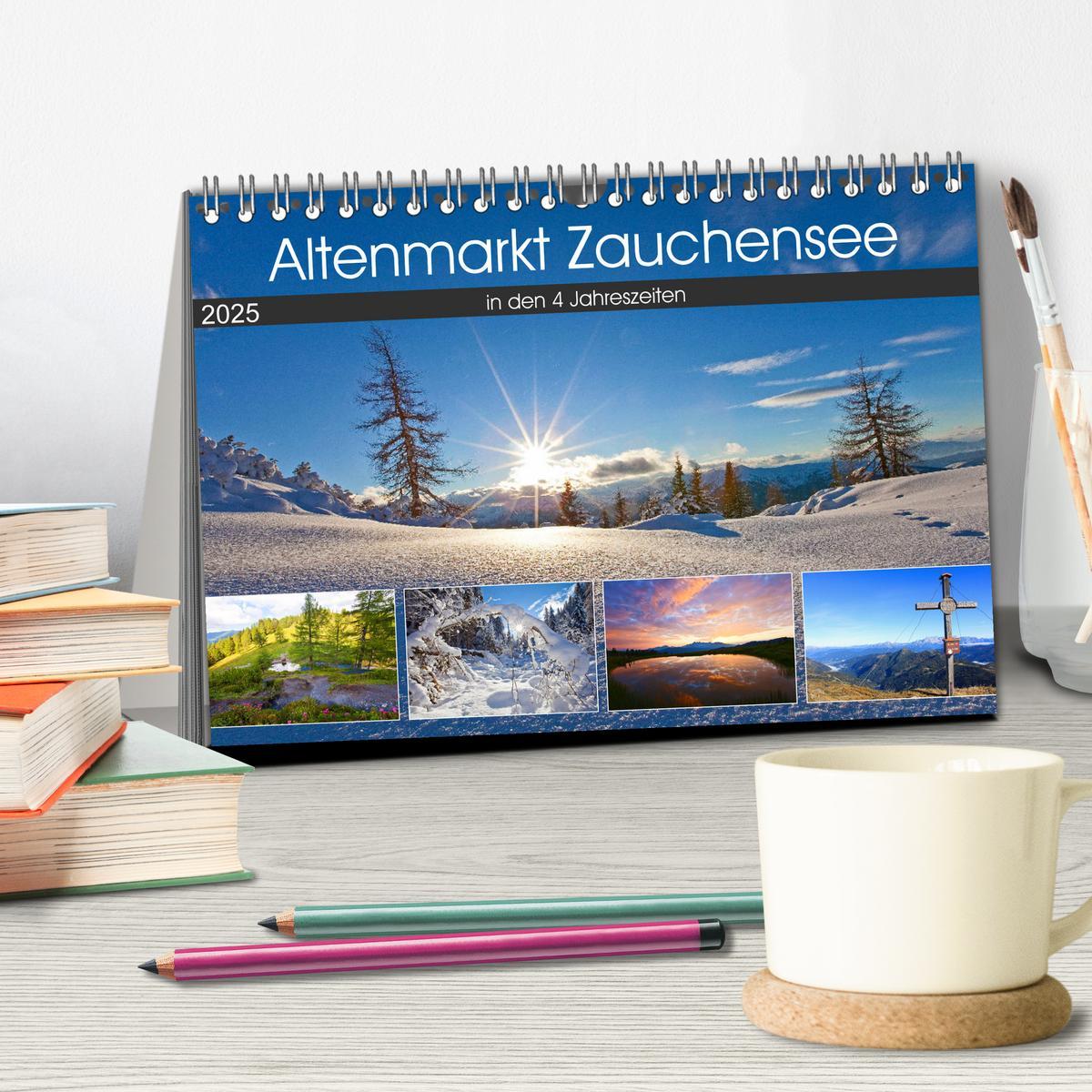 Bild: 9783435384839 | Altenmarkt Zauchensee (Tischkalender 2025 DIN A5 quer), CALVENDO...