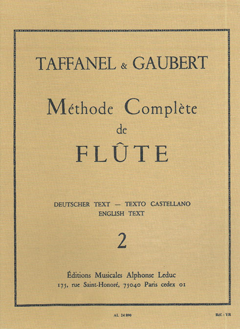 Cover: 9790046248900 | Methode complete de flute vol.2 cartonnee (fr/dt/en/sp)