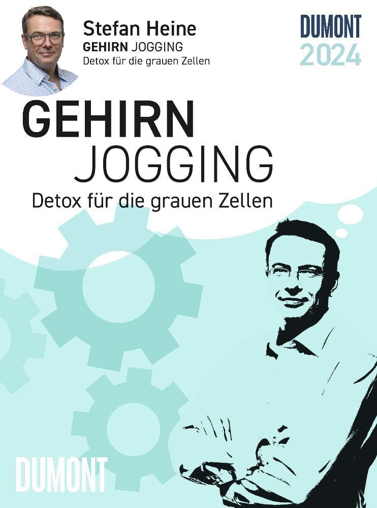 Cover: 4250809652368 | Stefan Heine Gehirnjogging 2024 Tagesabreißkalender - 11,8x15,9 -...