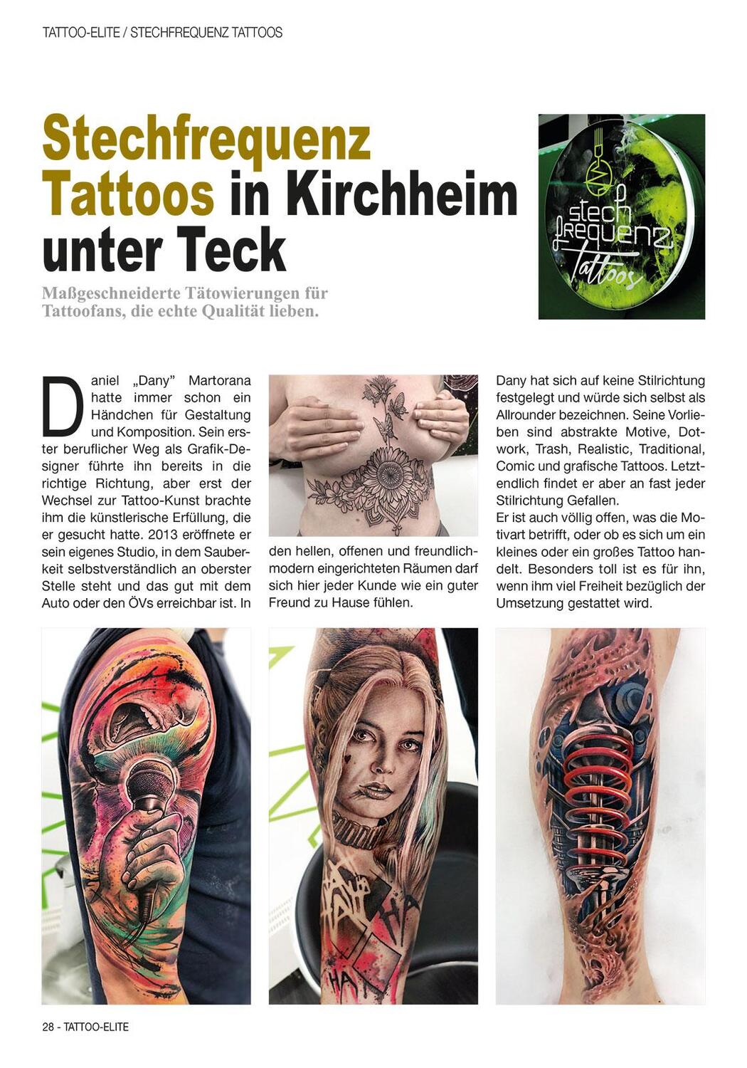 Bild: 9783946386773 | Tattoo Elite 3 | Die besten Tätowierer und Studios in Deutschland