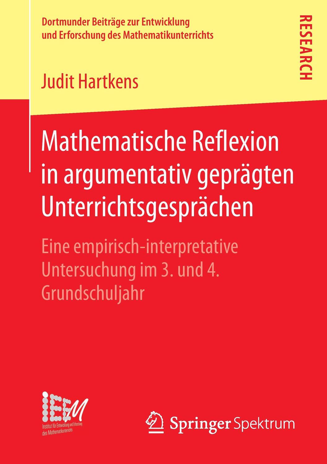 Cover: 9783658188399 | Mathematische Reflexion in argumentativ geprägten...