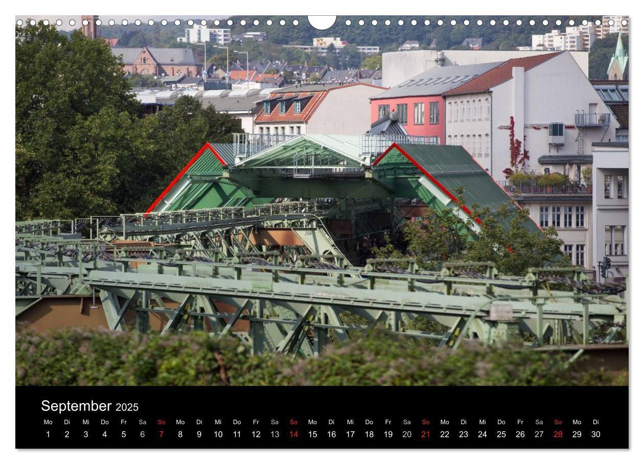 Bild: 9783435527236 | Die Wuppertaler Schwebebahn (Wandkalender 2025 DIN A3 quer),...