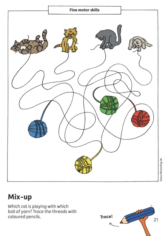 Bild: 9783881007313 | Kindergarten Activity Book from age 4 years - Line Tracing,...